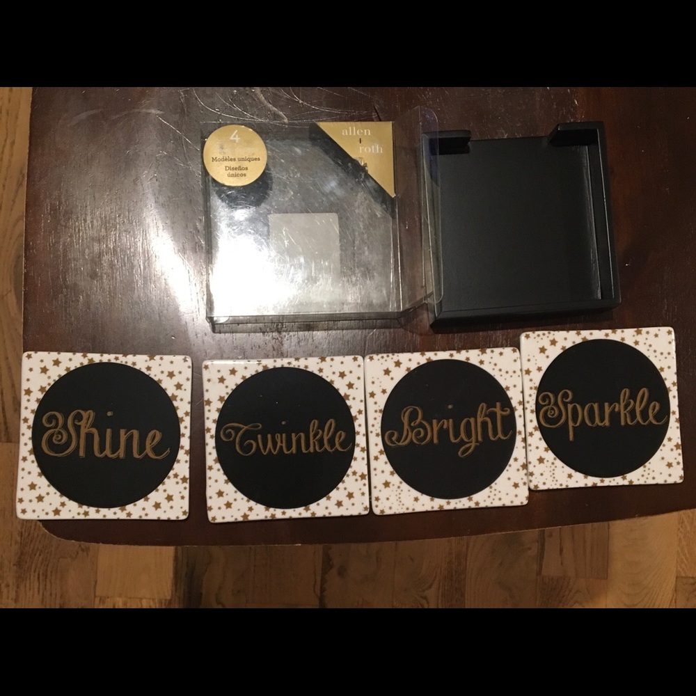 Holiday Square Coaster Set